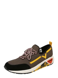 DIESEL Sneaker S-KBY gelb / oliv / schwarz