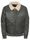 Lee Übergangsjacke FLIGHT ZIP JACKET grau / dunkelgrün