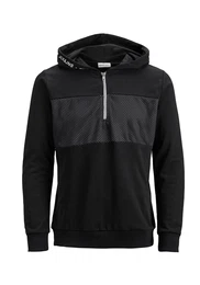JACK & JONES Sweatshirt schwarz / weiß