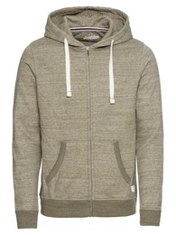 Sweatjacke ''''JJESPACE MELANGE'''' oliv
