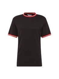 Only & Sons T-Shirt METALLIC RIB SS TEE EXP RE hellrot / schwarz