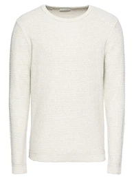 SELECTED HOMME Pullover SLHVICTOR CREW NECK W NOOS offwhite