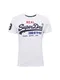 Superdry T-Shirt blau / weiß / navy / rot