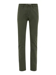 TOM TAILOR Hose canvas chino w patched pockets Trousers 1/1 dunkelgrün