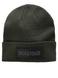 JACK & JONES Logo Mütze braun