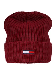 Tommy Jeans Strickmütze BASIC rot