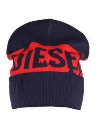 DIESEL Beanie BECKY blau / rot