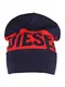 DIESEL Beanie BECKY blau / rot