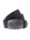 TOM TAILOR Gürtel Cow leather belt in used look 4.0cm nachtblau
