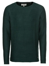 TOM TAILOR DENIM Pullover dunkelgrün