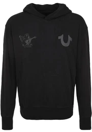 True Religion Kapuzenpullover BUDDHA HOODIE schwarz