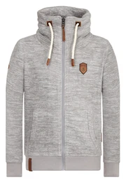 Fleecejacke ''''Der Gedudelte pimped'''' grau
