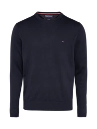 Pullover dunkelblau / feuerrot / weiß