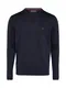 TOMMY HILFIGER Pullover dunkelblau / feuerrot / weiß