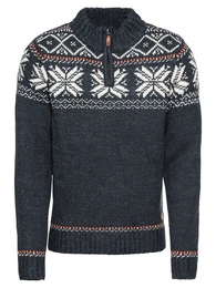 BLEND Pullover navy / rot / weiß