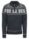 BLEND Pullover navy / rot / weiß