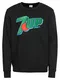 JACK & JONES Sweatshirt grün / rot / schwarz