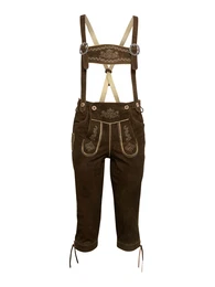 Lederhose ''''Tegernsee Kniebund'''' braun
