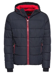 Superdry Steppjacke ''''Sports Puffer'''' navy / rot