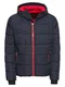 Superdry Steppjacke ''''Sports Puffer'''' navy / rot