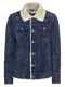 FREAKY NATION Lederjacke ''''Wayne'''' beige / dunkelblau