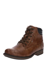 Stiefelette karamell / schwarz