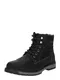 TOM TAILOR Schnürstiefel schwarz