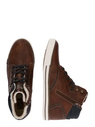 MUSTANG Sneaker Herren Schnürstiefelette High Top braun
