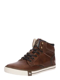 MUSTANG Sneaker Herren Schnürstiefelette High Top braun