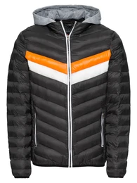 BLEND Steppjacke Outerwear orange / schwarz / weiß