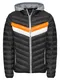BLEND Steppjacke Outerwear orange / schwarz / weiß
