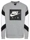 Nike Sportswear Sweatshirt M NSW NIKE AIR CREW FLC grau / schwarz / weiß