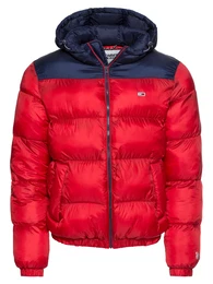 Tommy Jeans Steppjacke TJM TOMMY CLASSICS PUFFA JACKET navy / rot