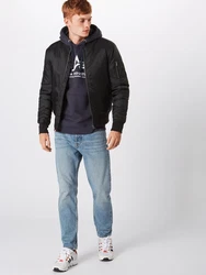 ALPHA INDUSTRIES Sweatshirt marine/rot/naturweiß