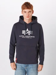 ALPHA INDUSTRIES Sweatshirt marine/rot/naturweiß