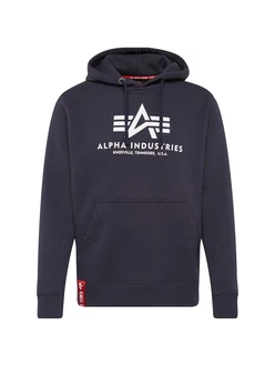 ALPHA INDUSTRIES Sweatshirt marine/rot/naturweiß