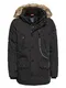 TOM TAILOR Parka beige / schwarz