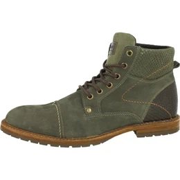 Schnürstiefeletten grün