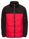 JACK & JONES Steppjacke ''''JCOCROSS JACKET COLLAR'''' rot / schwarz