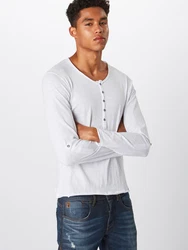 Key Largo Longsleeve Henleyshirt Ginger (MLS00038) weiß (MLS00038)