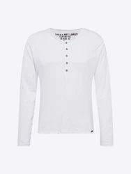 Key Largo Longsleeve Henleyshirt Ginger (MLS00038) weiß (MLS00038)