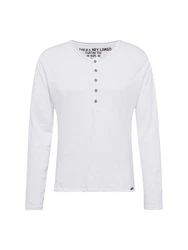 Key Largo Longsleeve Henleyshirt Ginger (MLS00038) weiß (MLS00038)