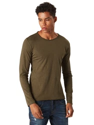 Key Largo Langarmshirt CHEESE oliv