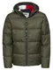 Tommy Jeans Steppjacke ''''TJM ESSENTIAL DOWN JACKET'''' dunkelgrün