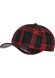 Cap ''''Tartan Plaid'''' rot / schwarz / bordeaux