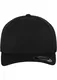 Flexfit Cap schwarz / rot / greige