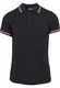 Urban Classics Shirt rot / schwarz / weiß