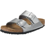 BIRKENSTOCK Pantolette 'Arizona' silber