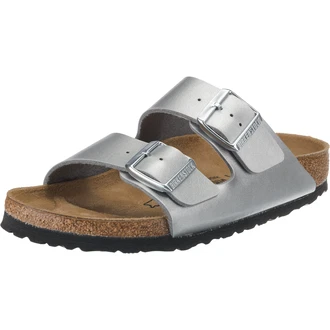 BIRKENSTOCK Pantolette 'Arizona' silber BIRKENSTOCK Pantolette 'Arizona' silber