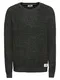Tommy Jeans Pullover TJM TEXTURAL SWEATER dunkelgrau
